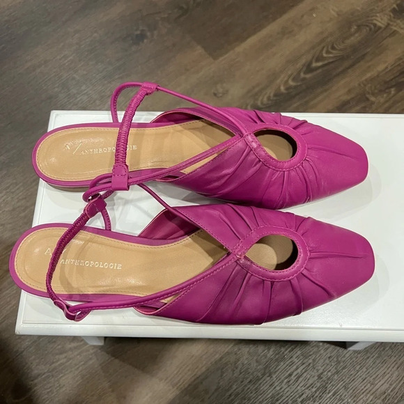 ANTHROPOLOGIE Maeve Strappy Flats US 8.5 - Picture 1 of 6
